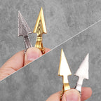PENDRA Spartan Spearhead Boyfriend Steel Necklace