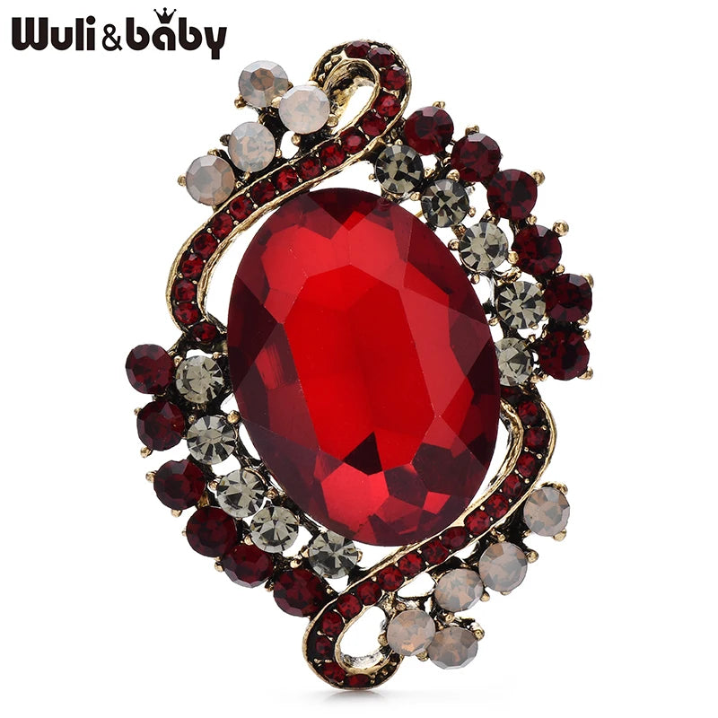PENDRA Virelle2 Geometric Brooch