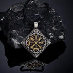 PENDRA Celtic Knot Gold Steel Necklace