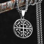 Viking Hollow Celtic Knot Men Necklaces Stainless Steel Pendant Chain Women Punk Fashion Jewelry Accessories Gifts Wholesale
