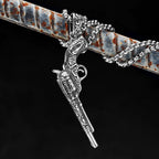 PENDRA Revolver Steel Necklace