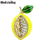 PENDRA Lemonelle Cute Enamel Lemon Brooch