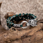 PENDRA Wolf Rune Steel Bracelet