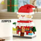 PENDRA Santa Snowman Mini Building Set