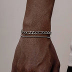PENDRA Figaro Silver Bracelet