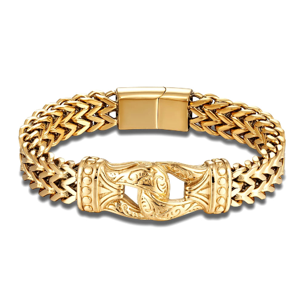 PENDRA Chain Magnetic Gold Bracelet