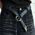PENDRA Zaraarae Leather Black Designer Belt