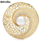 PENDRA PearlShell Round Pearl Shell Brooch