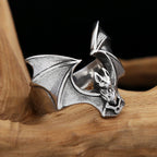 PENDRA Batwing 316L Stainless Steel Bat Ring
