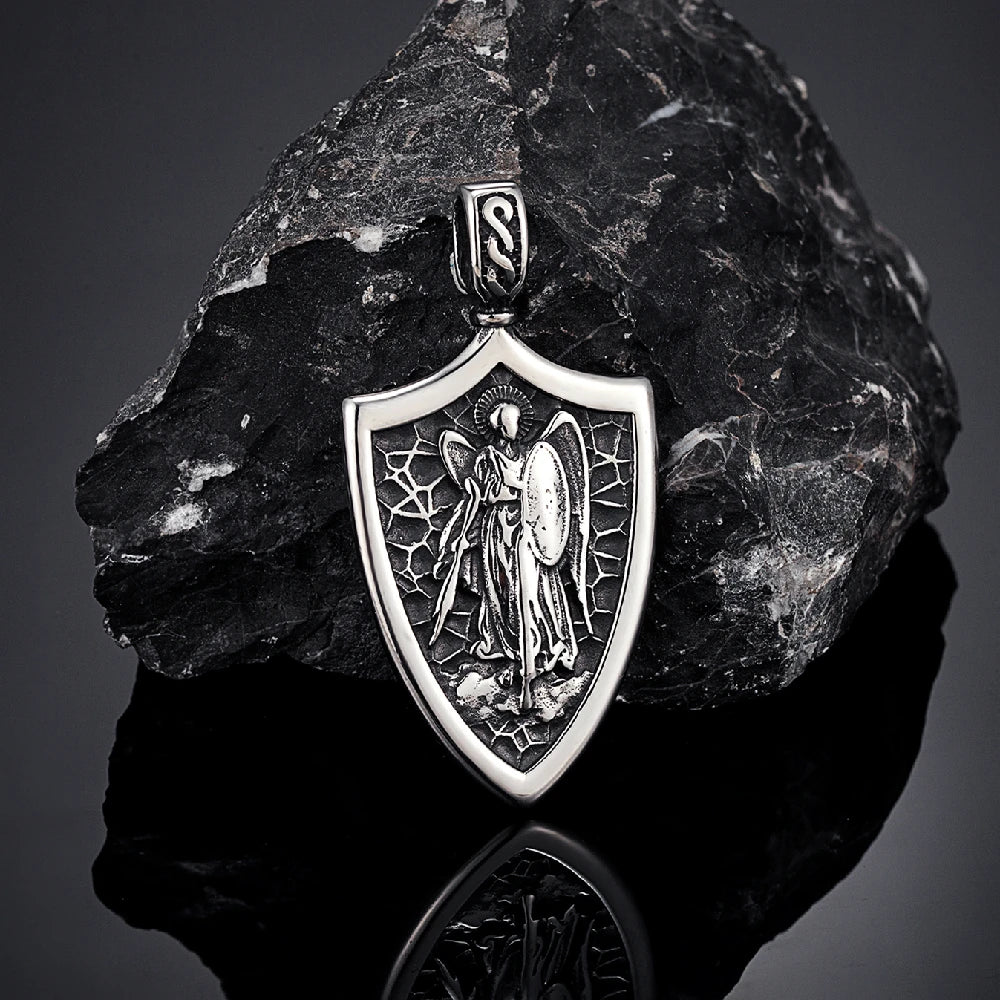 PENDRA Cross Norse Steel Necklace