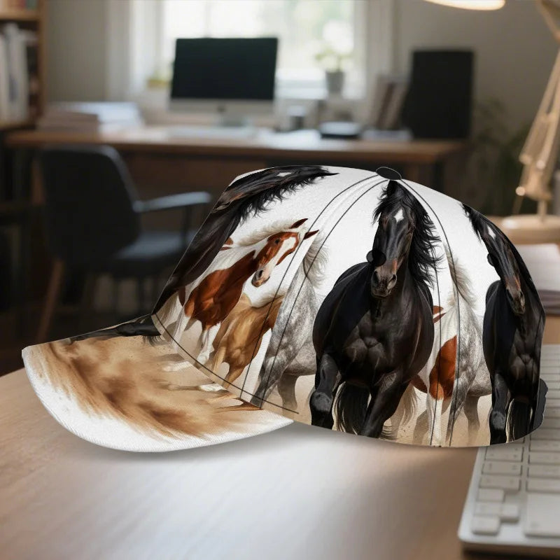 PENDRA Galloping Horses Cap