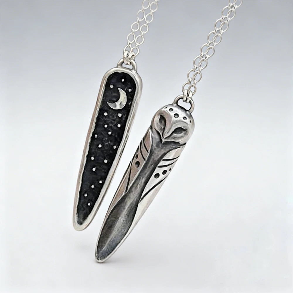 PENDRA Star Silver Necklace