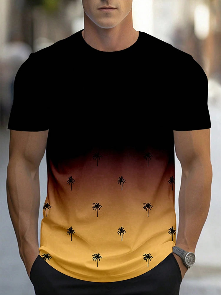 PENDRA Hawaiian Print Are T-Shirt