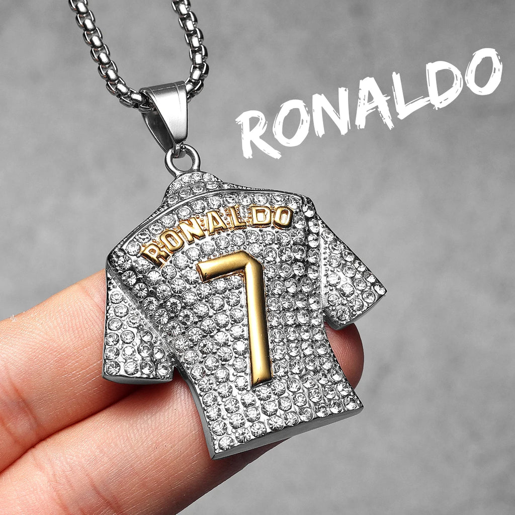 PENDRA Football Jersey Mbapp Steel Necklace
