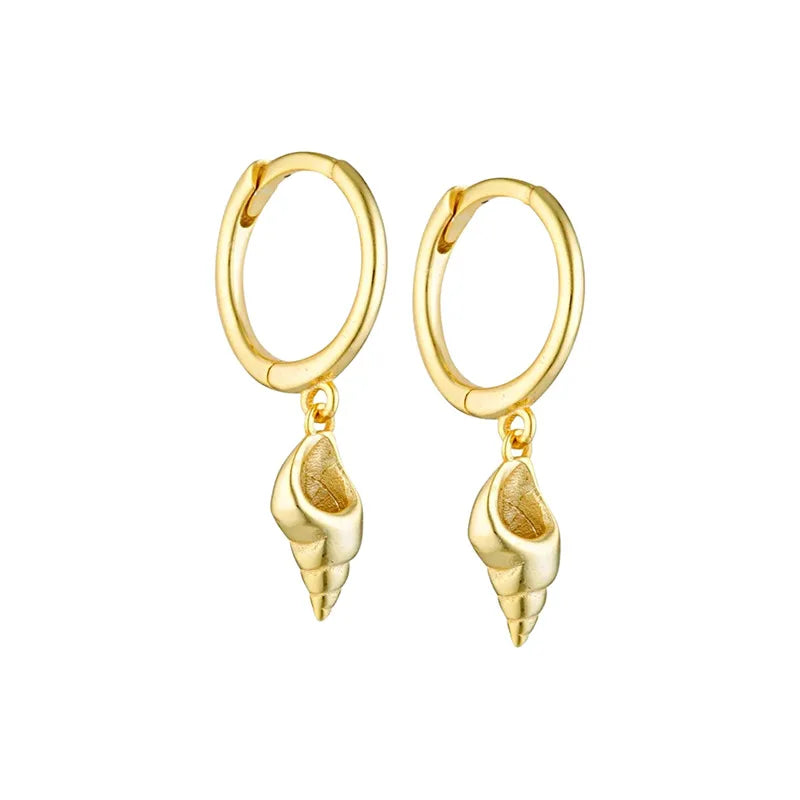 VENTFILLE 925 Sterling Silver  Starfish Hoop Earring for Women New Personality Trendy Starfish Earrings