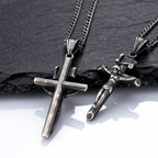 PENDRA Cross Cuban Crucifix Pendant Necklace