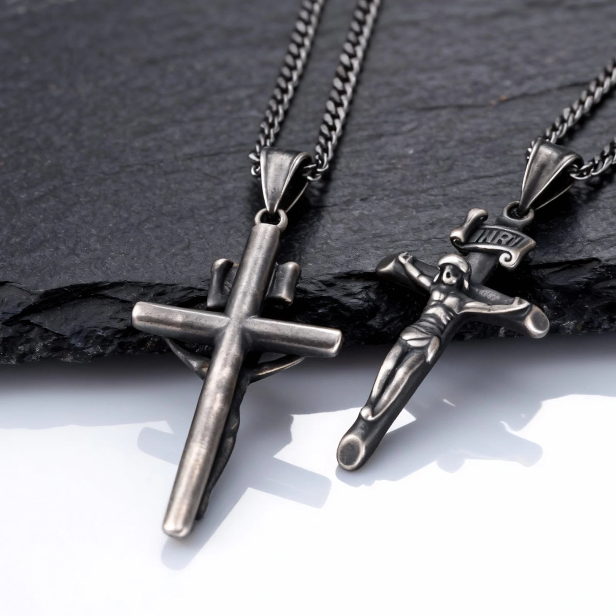 PENDRA Cross Cuban Crucifix Pendant Necklace