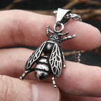 PENDRA Beecrest 316L Stainless Steel Bee Pendant