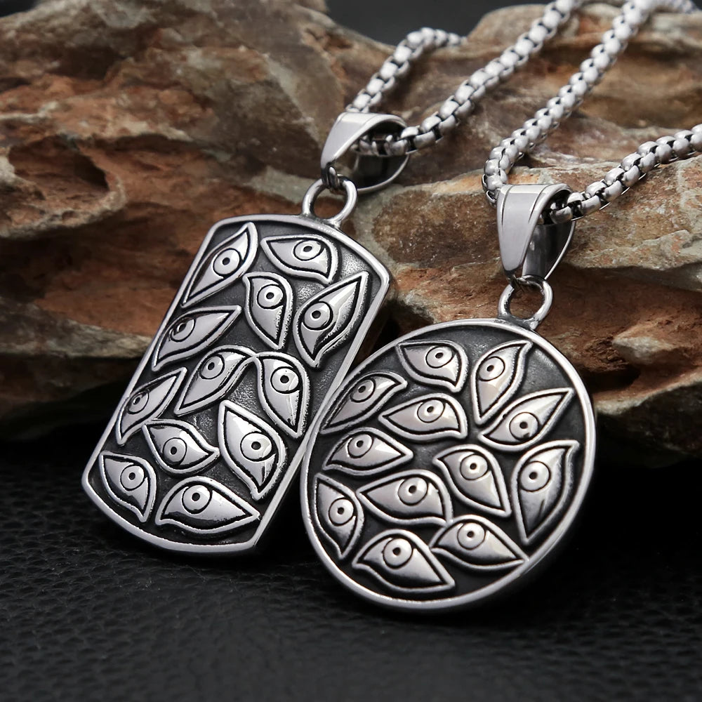 PENDRA Demoneye 316L Stainless Steel Demon Eye Pendant