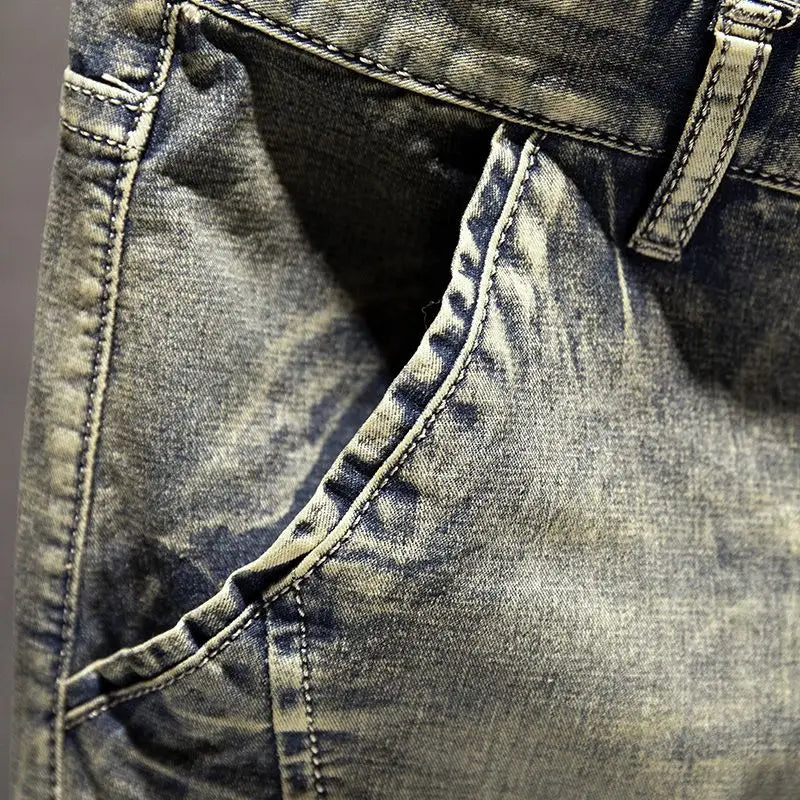 PENDRA Denim Straight Pants