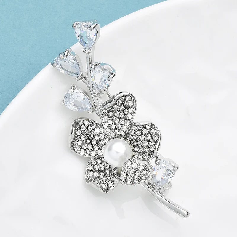 PENDRA Florielle18 Crystal Brooch