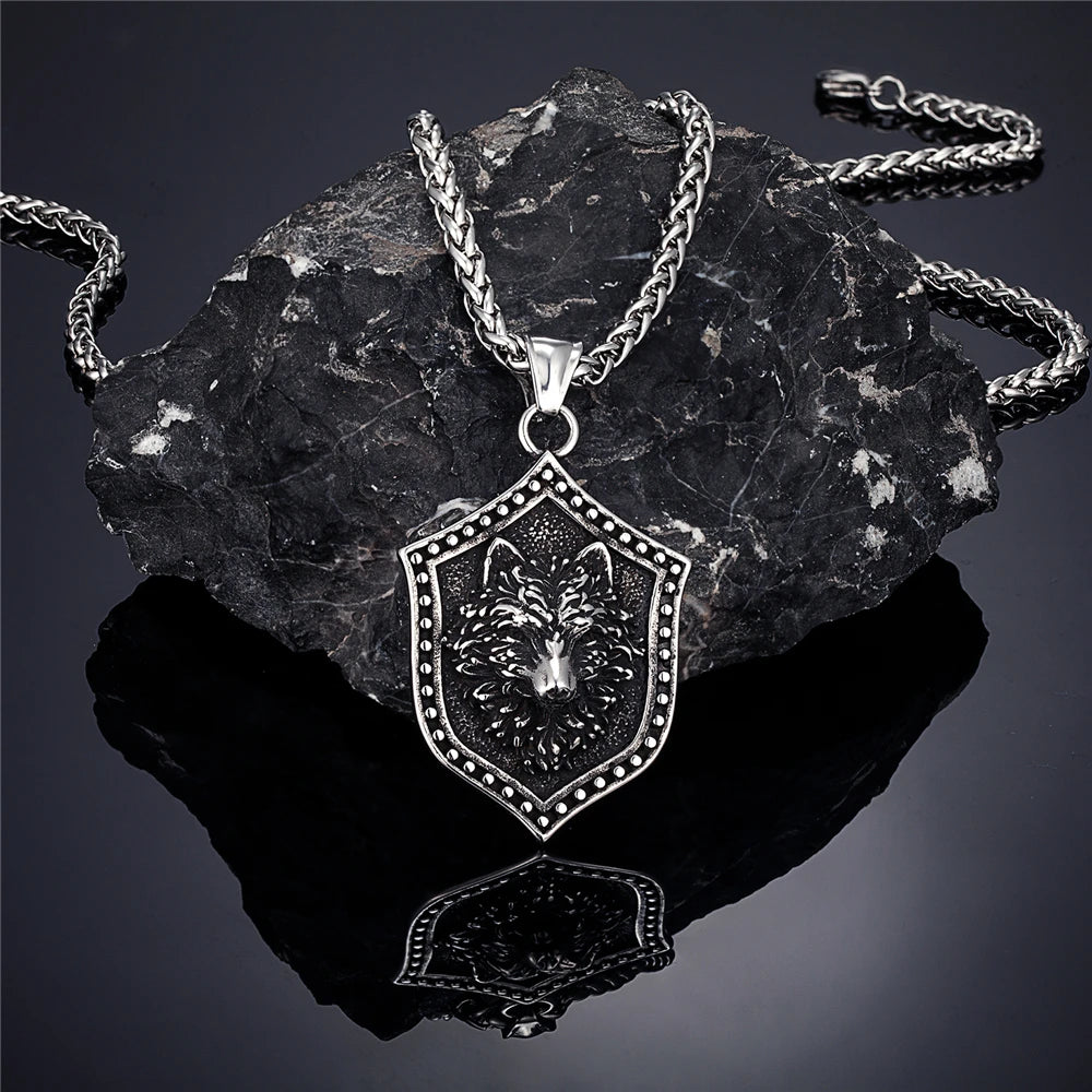 PENDRA Wolf Vikings Necklace