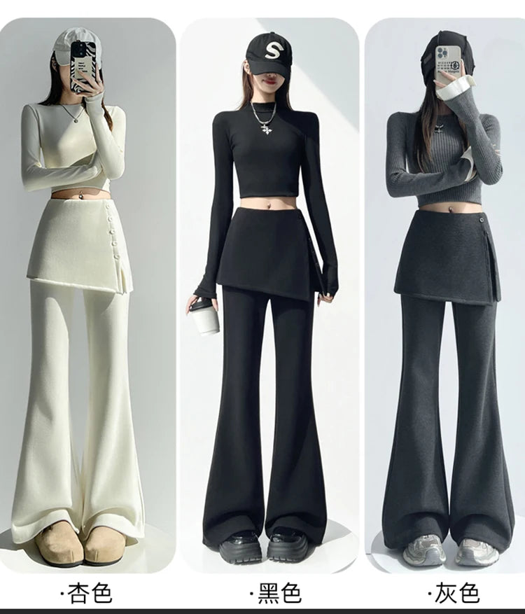 PENDRA Fake Two Pieces Pants
