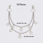 PENDRA Seraellea Star Punk Double-Layer Waist Chain Belt
