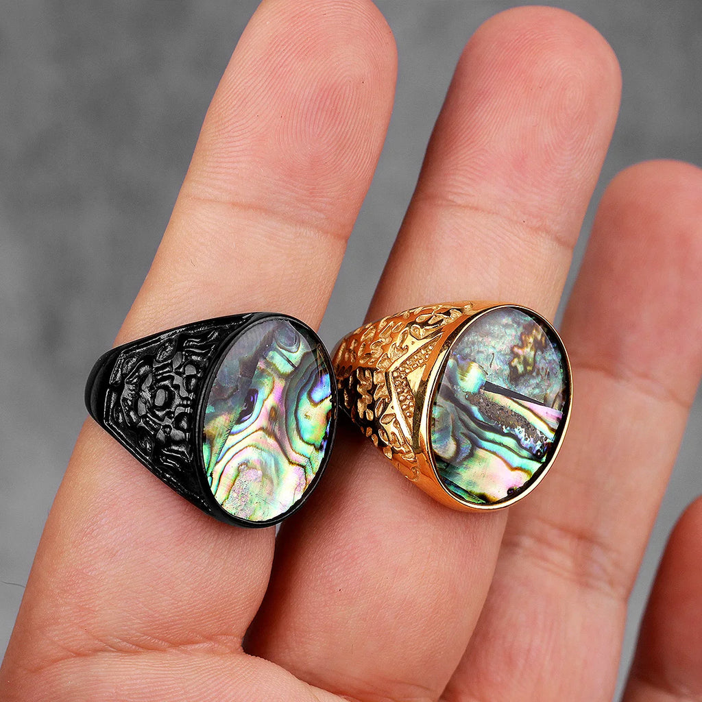 PENDRA Pearl Boyfriend Steel Ring