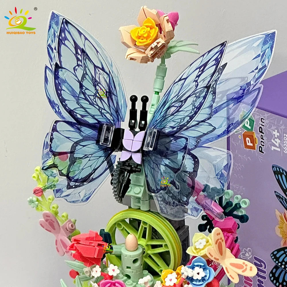 PENDRA Butterfly Music Floral Building Set