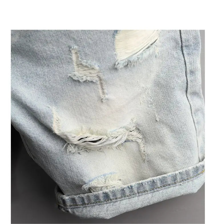 PENDRA Light Blue Korean Shorts
