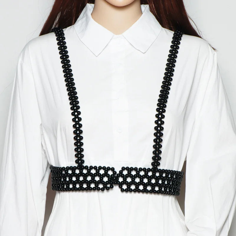 PENDRA Galaia Pearl Elegant Waist Chain Belt