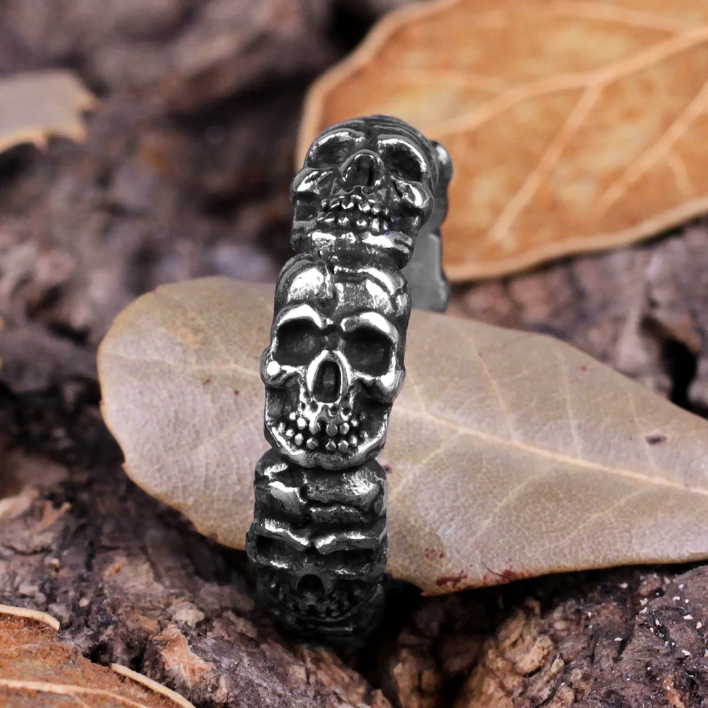 PENDRA Domineering Devil Skull Steel Ring