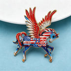 PENDRA America 250 Flying Horse Brooch