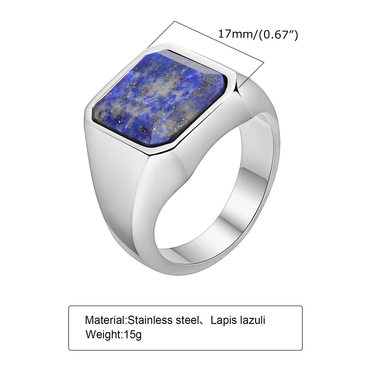 PENDRA Valentine's Day Father Steel Ring