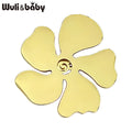 PENDRA Florasteel Stainless Steel Flower Brooch
