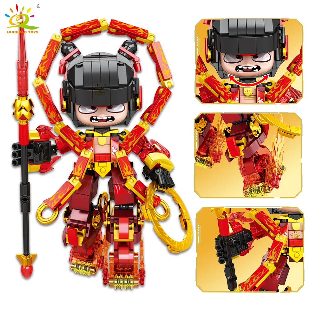 PENDRA Nezha Warrior Mech Building Set