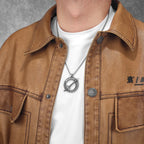 PENDRA Courage Sword Steel Necklace