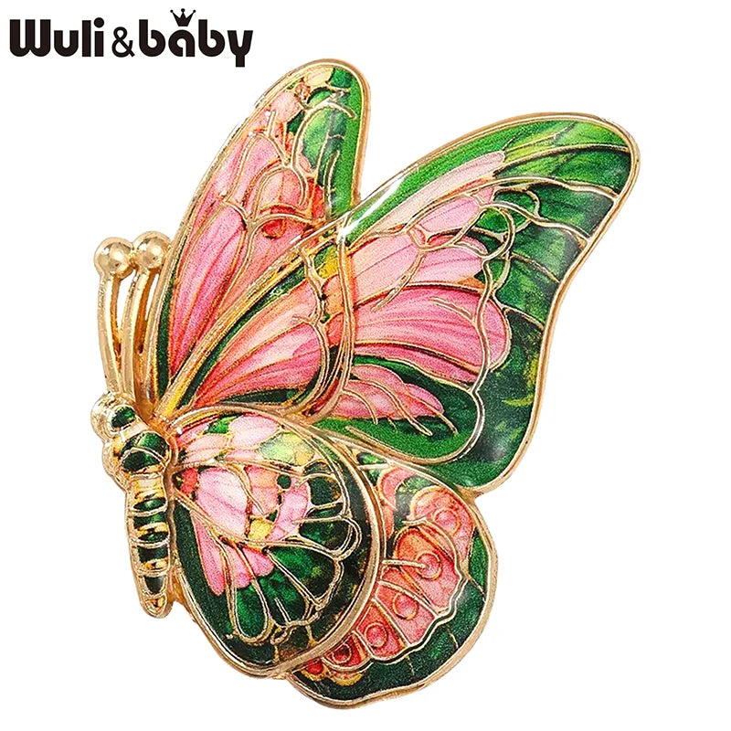 PENDRA Colorful Butterfly Brooch