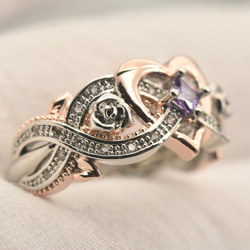 PENDRA Rose Purple Ring
