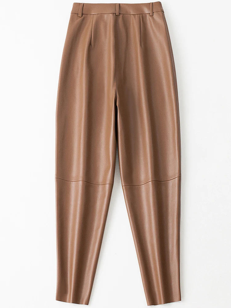 PENDRA Carrot Fit High Waist Cropped Pants