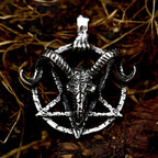 PENDRA Goatpentagram Pentagram Goat Head Pendant