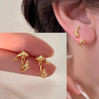 PENDRA Dolphins Sterling Silver Earrings