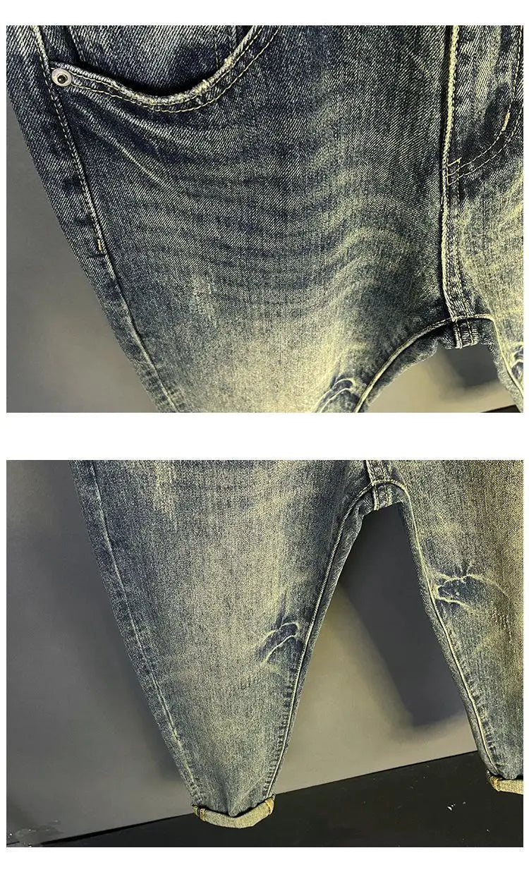 PENDRA Heavy Embroidered Brand Jeans