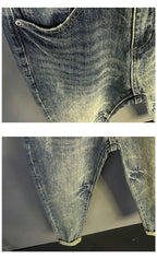 PENDRA Heavy Embroidered Brand Jeans