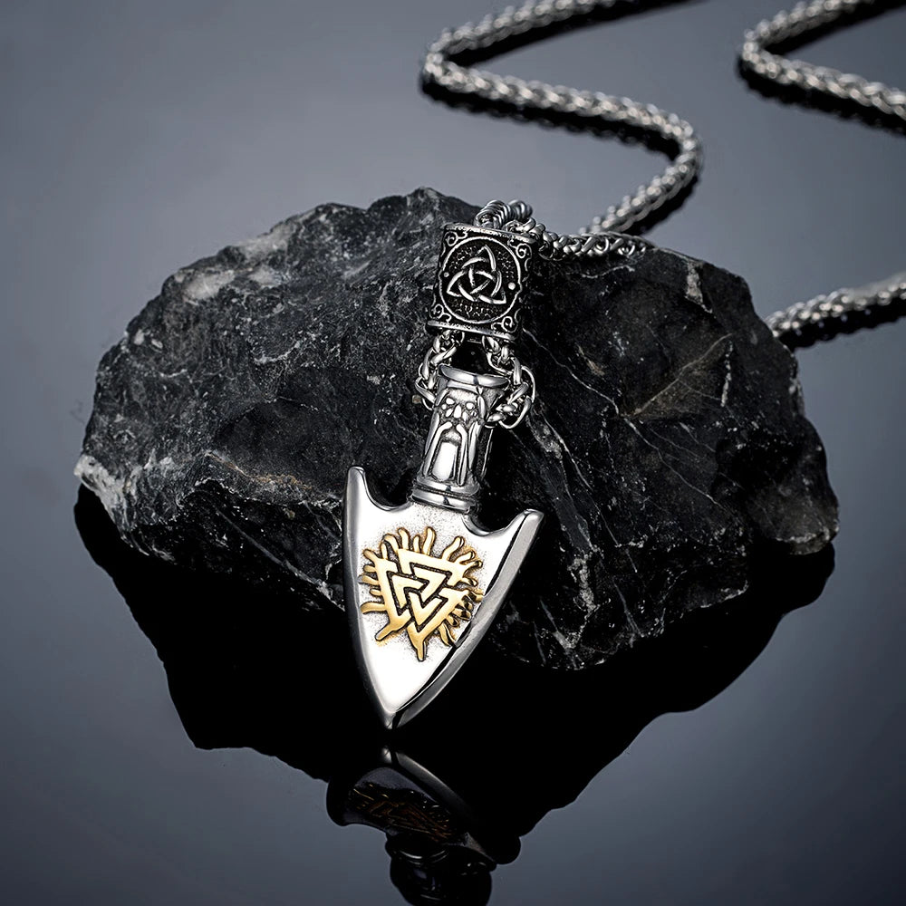 PENDRA Vegvisir Norse Leather Necklace