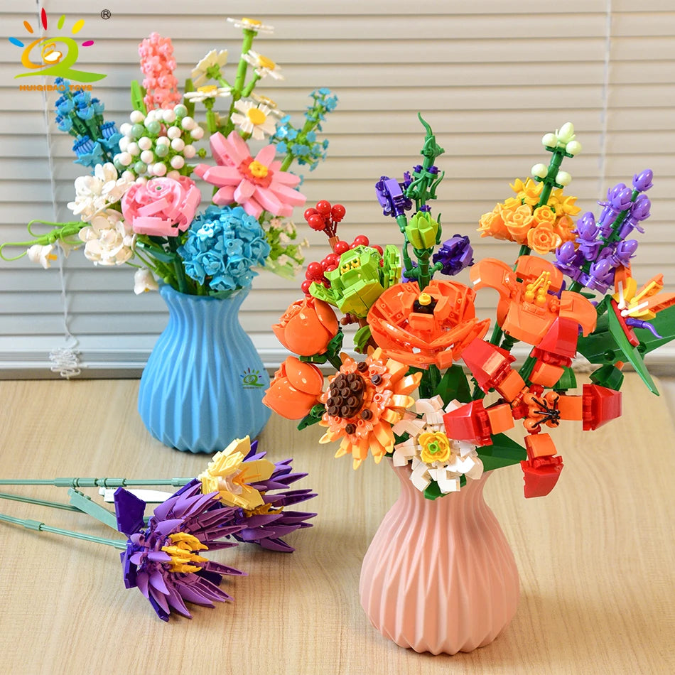 PENDRA Bouquet Plants Floral Building Set