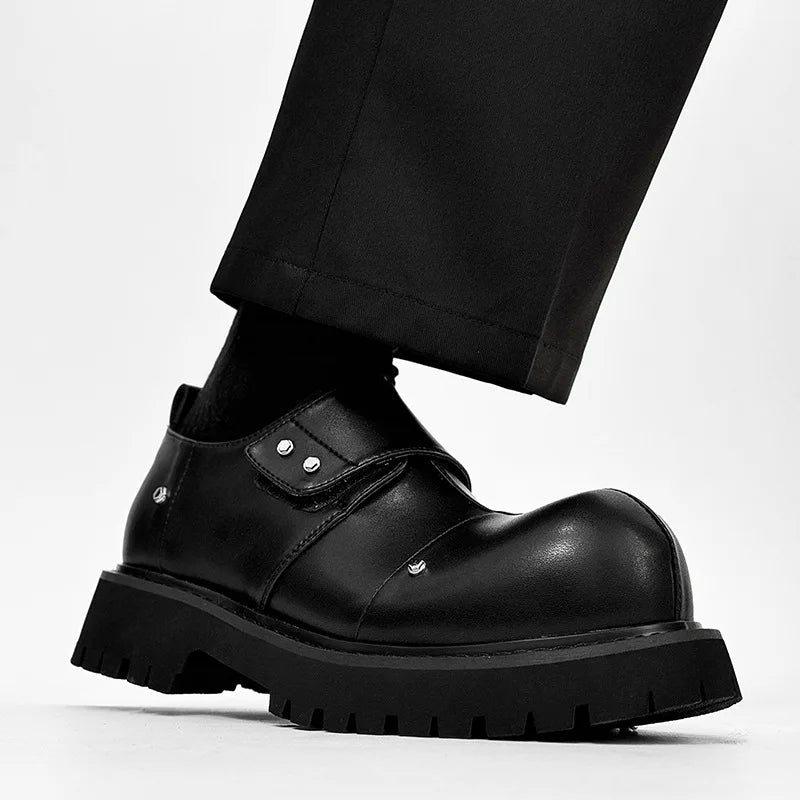 PENDRA Leather Thick Soled Shoes