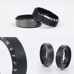PENDRA Vikings Runes Boyfriend Steel Ring