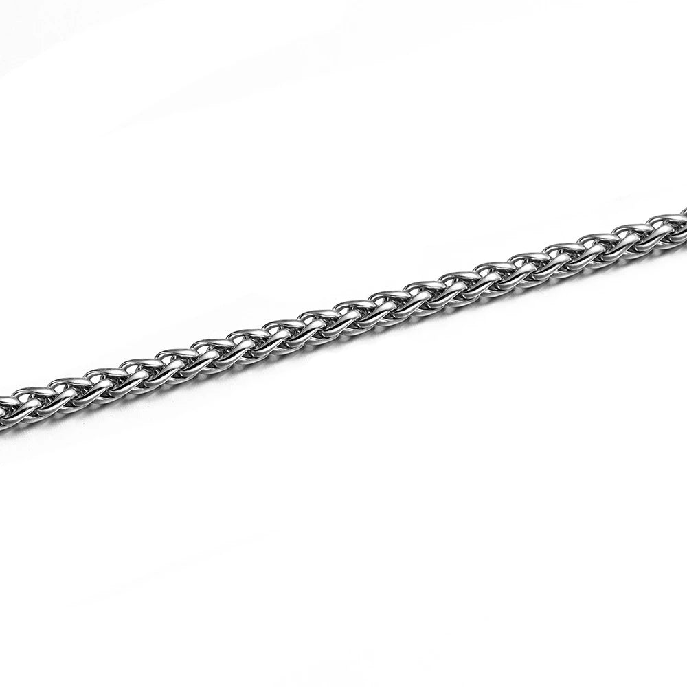 PENDRA Keelchain Minimalist 3mm Stainless Steel Chain Necklace